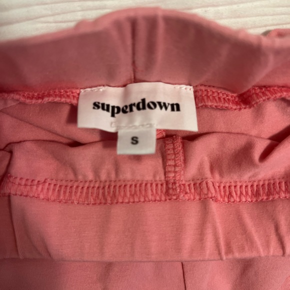 Superdown Pink Biker Shorts - Picture 3 of 3